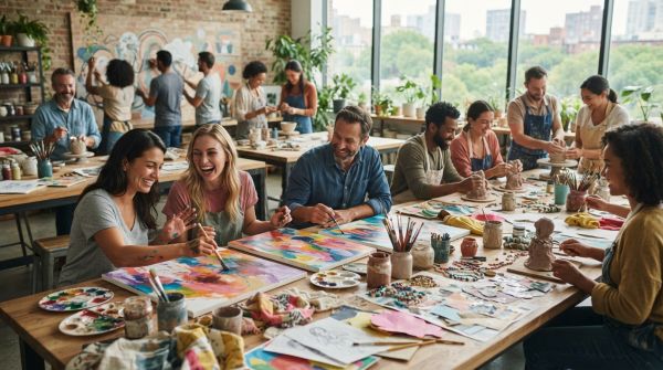 Top 7 idées d'ateliers créatifs pour dynamiser votre équipe